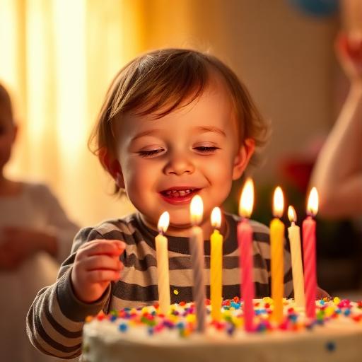 Birthdays photo magnet idea